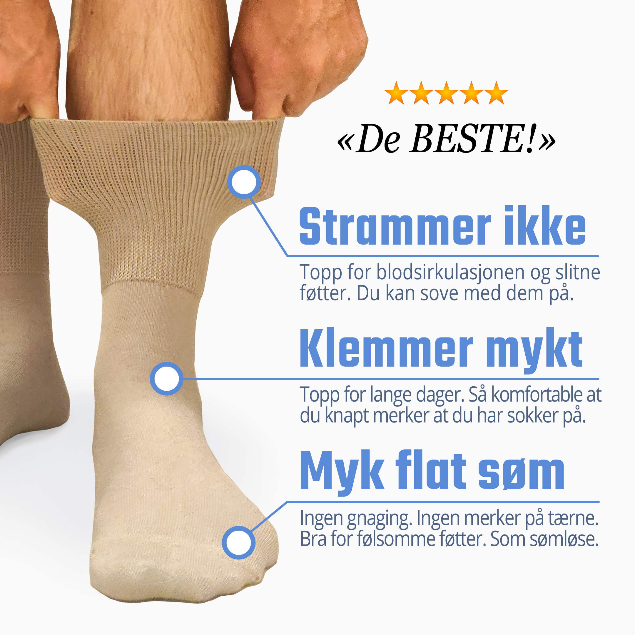 Verdens mest komfortable sokker?