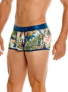 Men's boxer briefs, tropical pattern